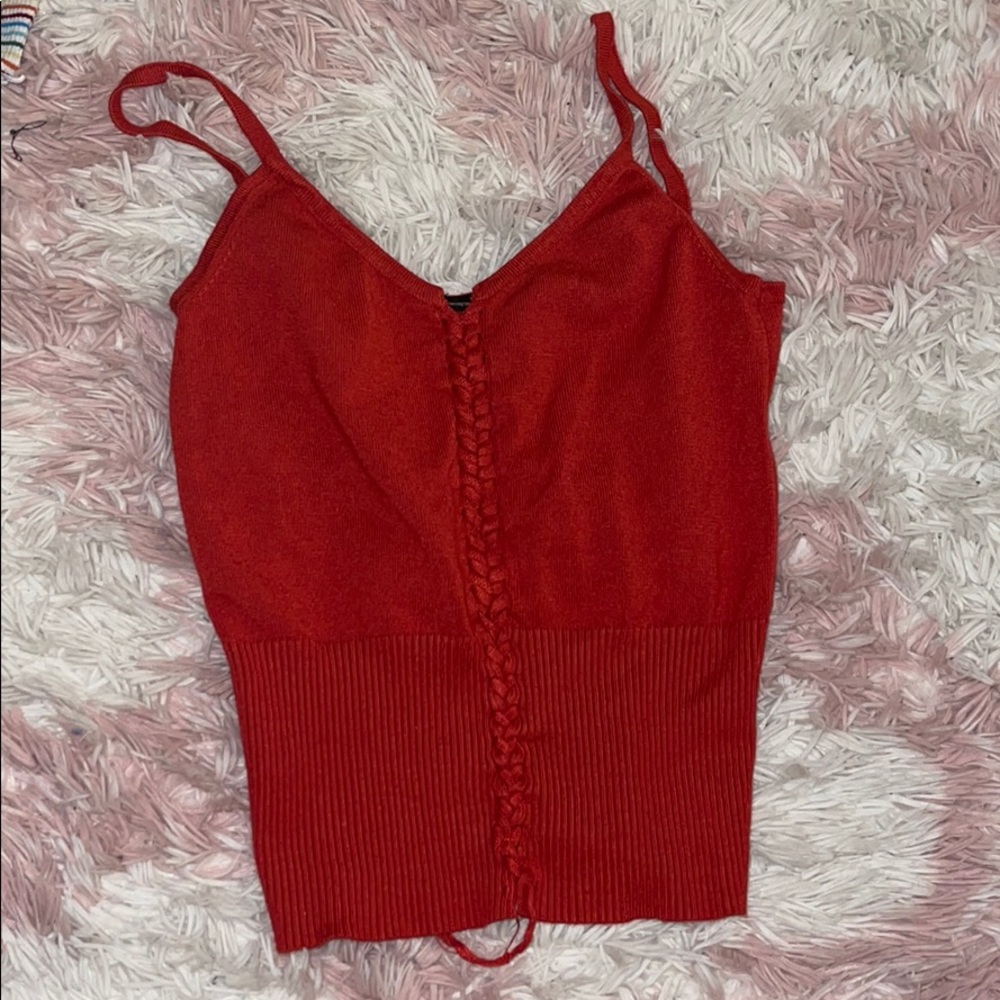 Blood orange tank top